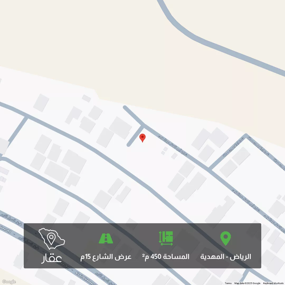 أرض للبيع في حي المهدية, مدينة الرياض, منطقة الرياض 1 صورة