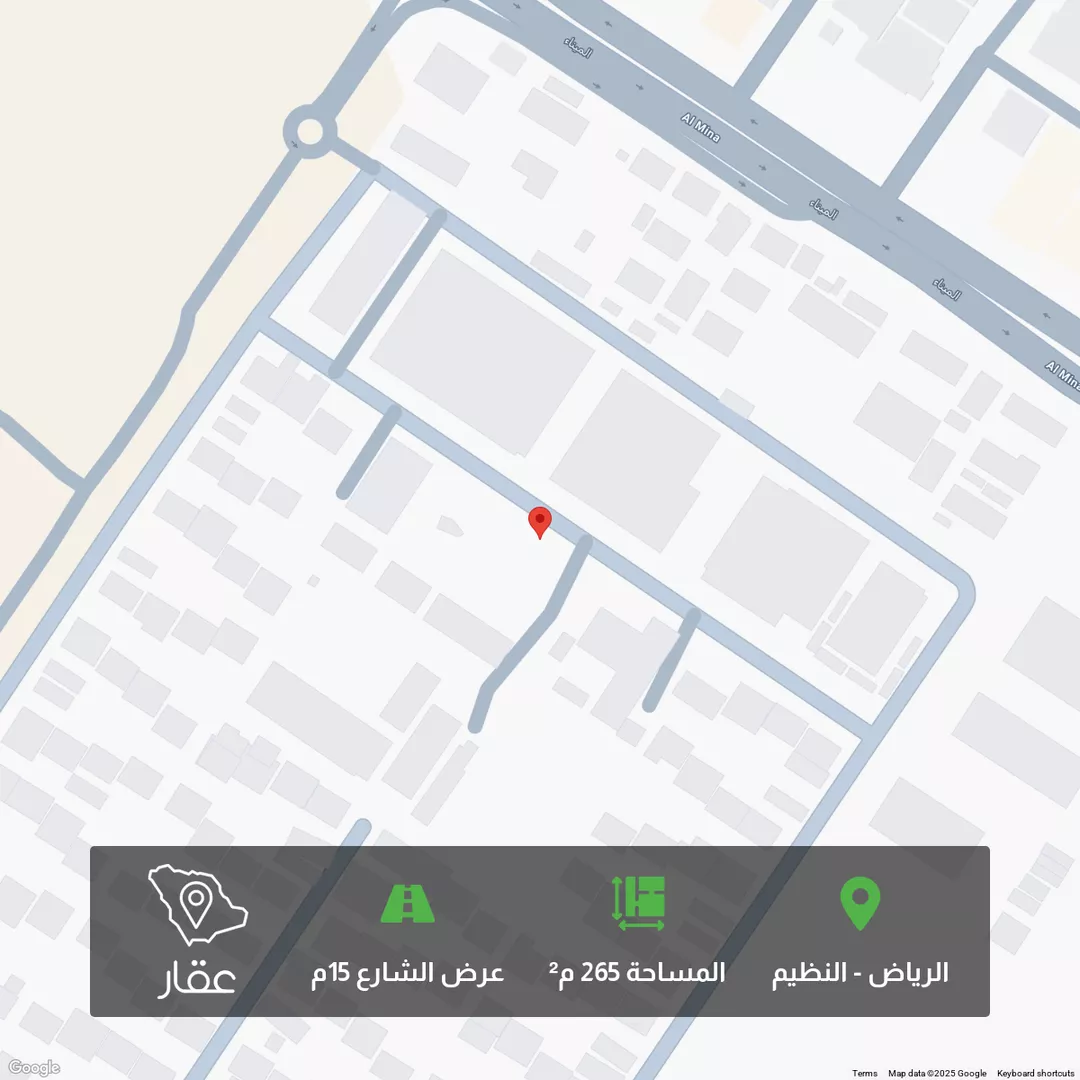 أرض للبيع في شارع الرايه, حي الندوة, مدينة الرياض, منطقة الرياض 1 صورة