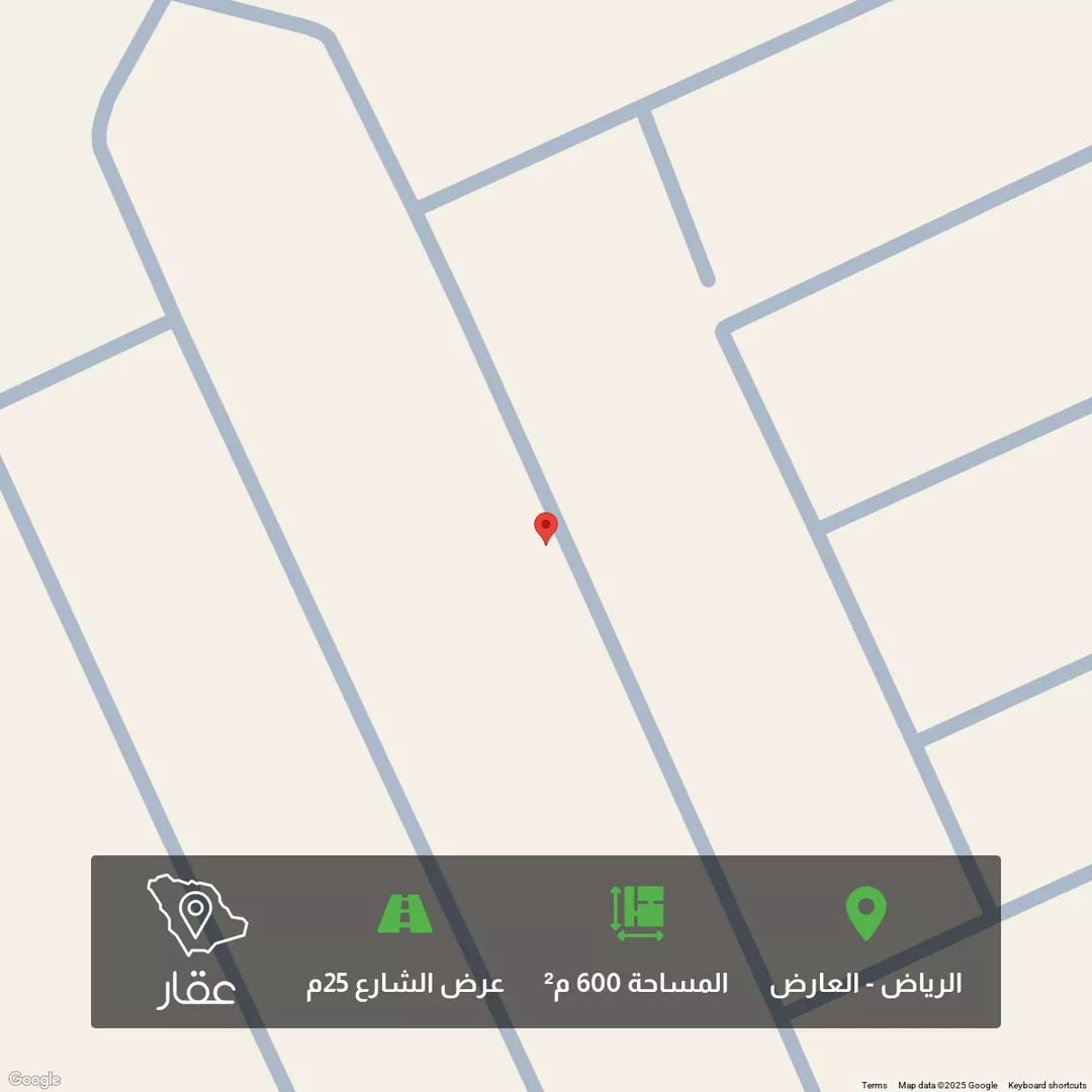أرض للبيع في حي العارض, مدينة الرياض, منطقة الرياض 1 صورة