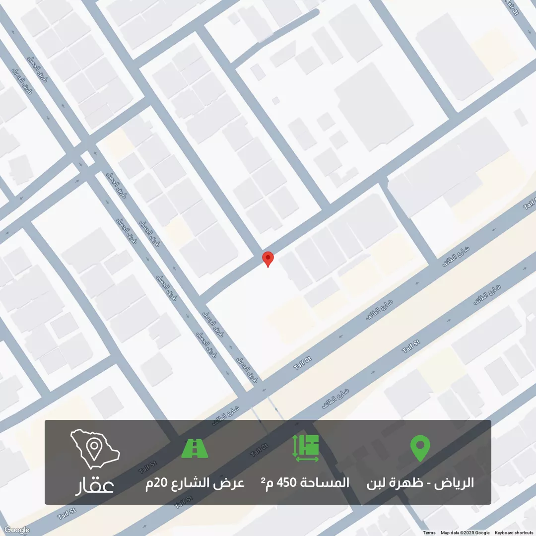 أرض للبيع في شارع رقم 226, حي ظهرة لبن, مدينة الرياض, منطقة الرياض 1 صورة
