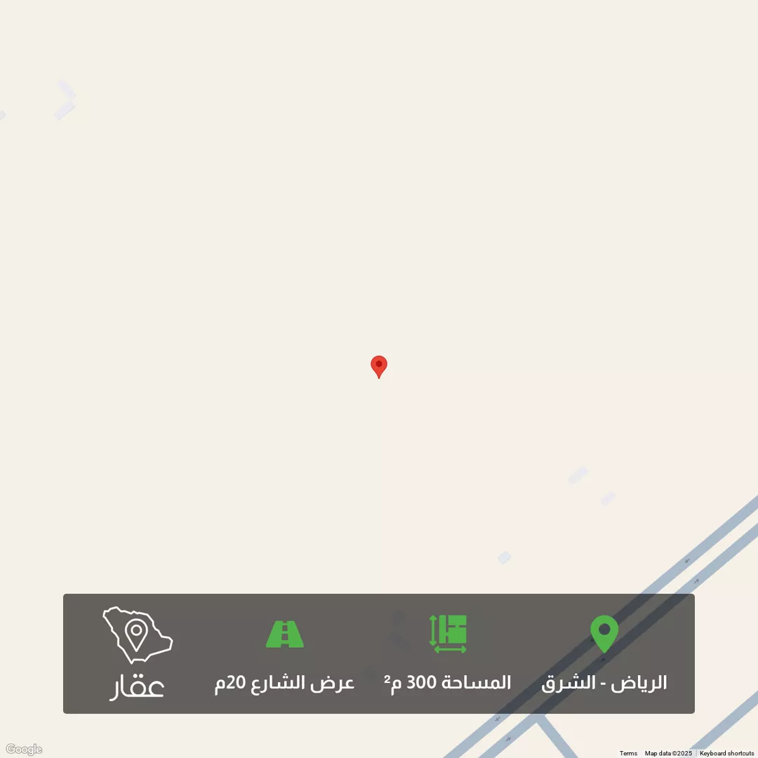 أرض للبيع في شارع الضوء, حي الوسام, مدينة الرياض, منطقة الرياض 1 صورة