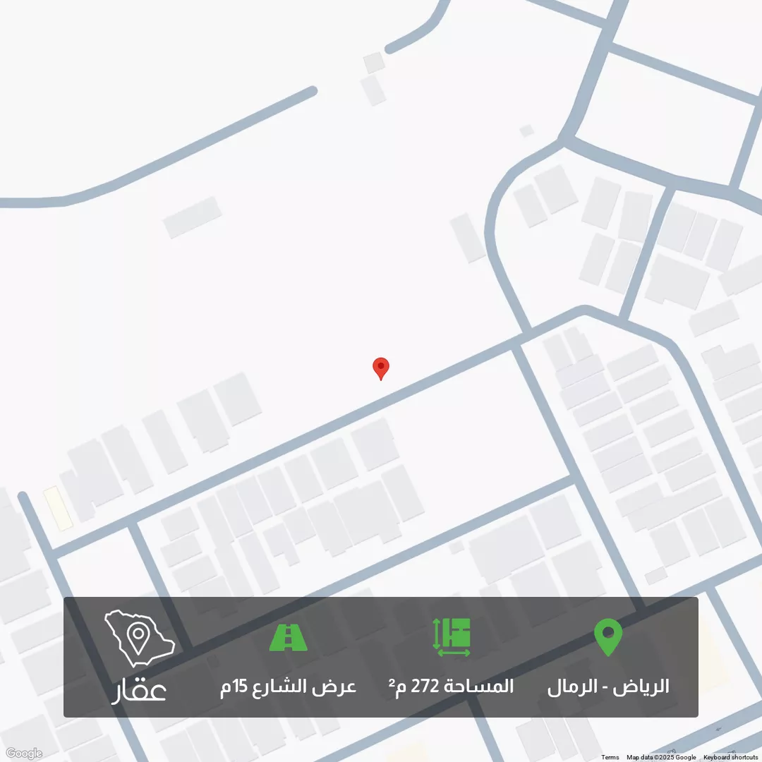 أرض للبيع في شارع العجمه, حي الرمال, مدينة الرياض, منطقة الرياض 1 صورة