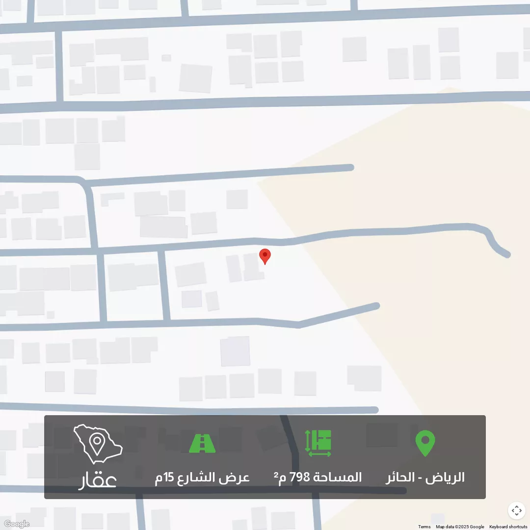 أرض للبيع في شارع نوعيمة, حي الحائر, مدينة الرياض, منطقة الرياض 1 صورة