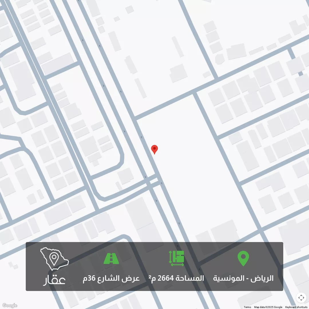 أرض للبيع في حي المونسية, مدينة الرياض, منطقة الرياض 1 صورة