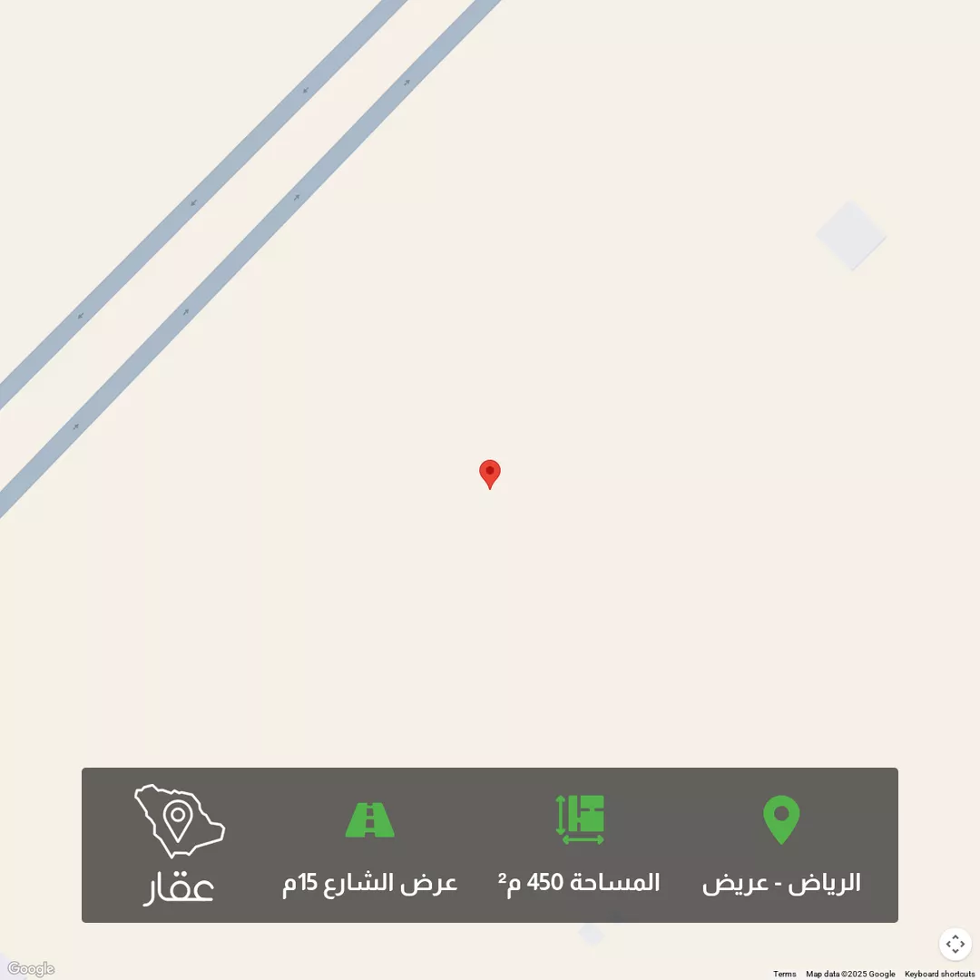 أرض للبيع في حي عريض, مدينة الرياض, منطقة الرياض 1 صورة