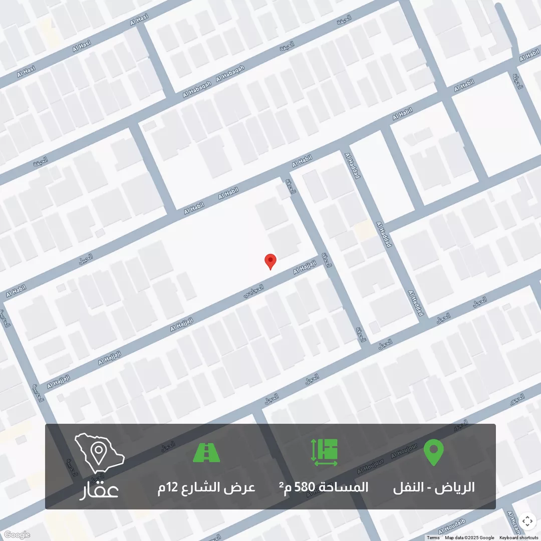 أرض للبيع في شارع الحجاجي, حي النفل, مدينة الرياض, منطقة الرياض 1 صورة