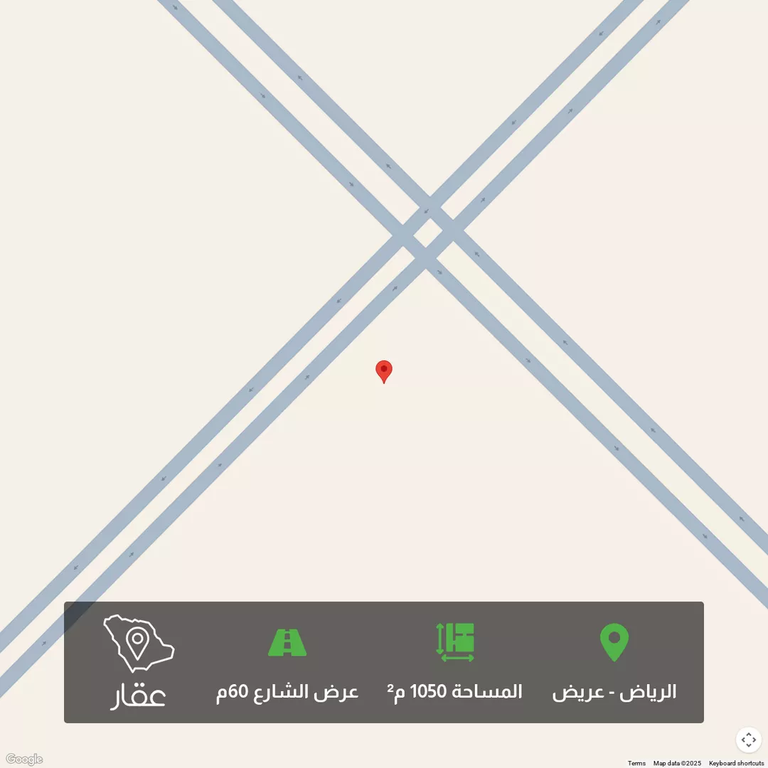 أرض للبيع في شارع جبل اجياد, حي عريض, مدينة الرياض, منطقة الرياض 1 صورة