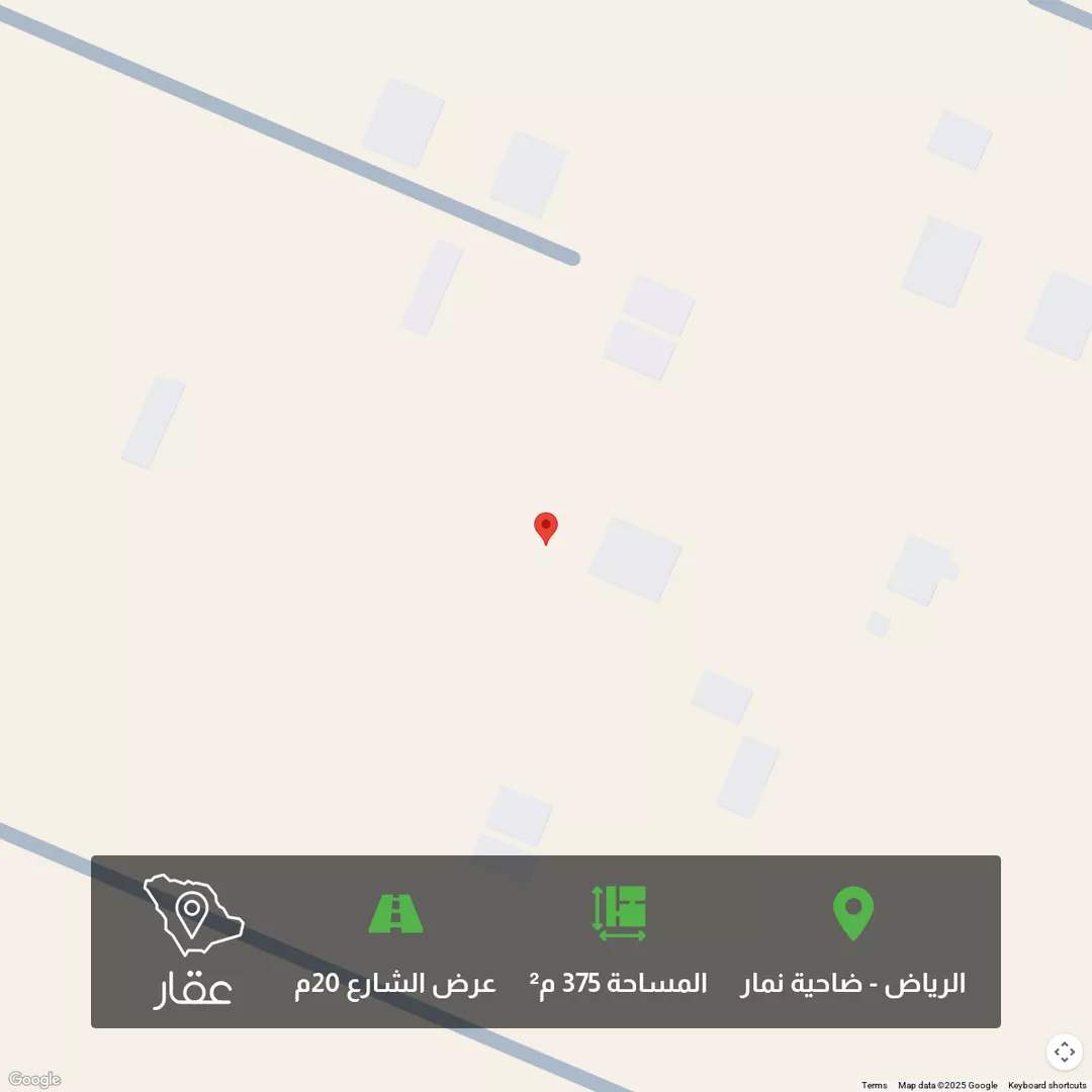أرض للبيع في حي ضاحية نمار, مدينة الرياض, منطقة الرياض 1 صورة