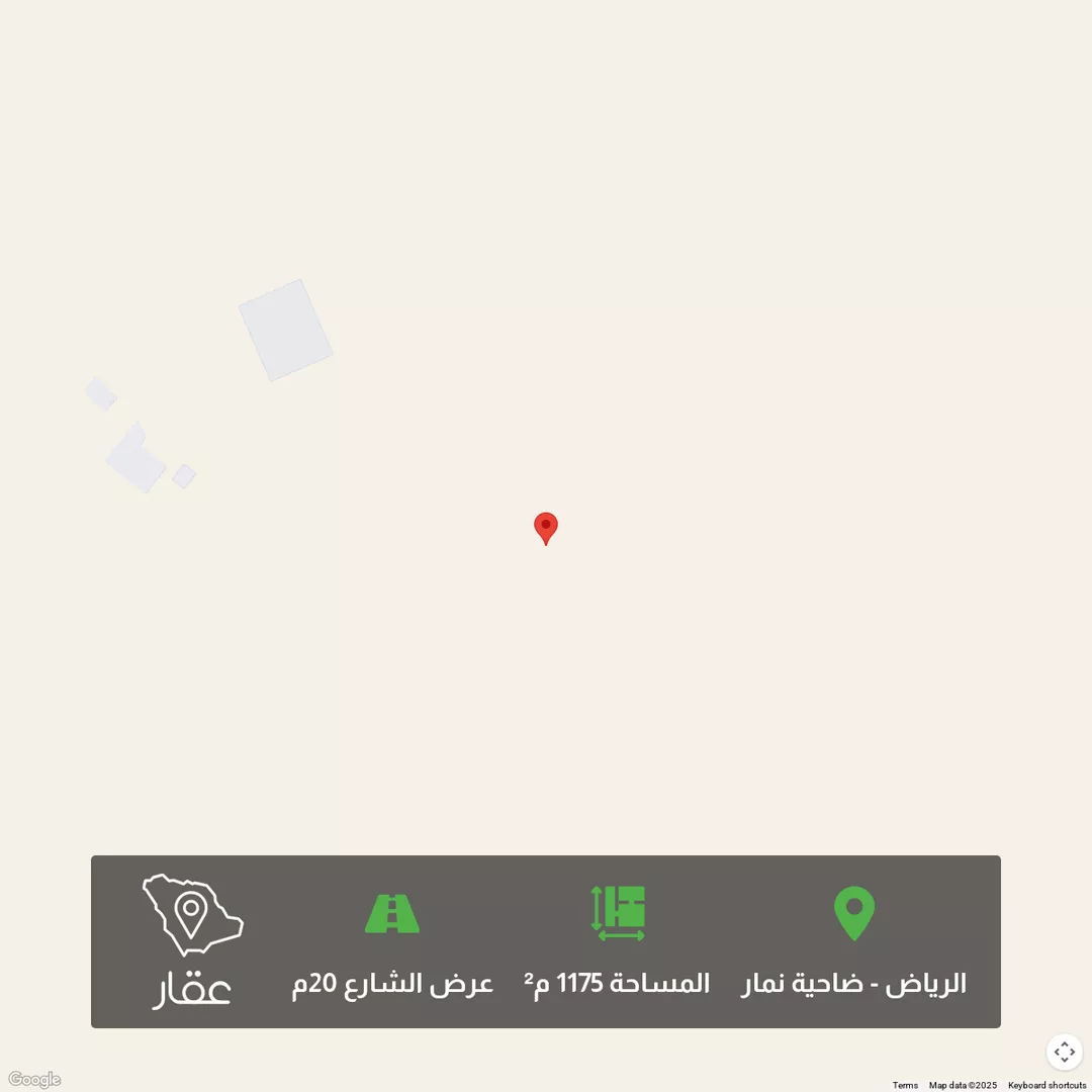 أرض للبيع في حي ضاحية نمار, مدينة الرياض, منطقة الرياض 1 صورة
