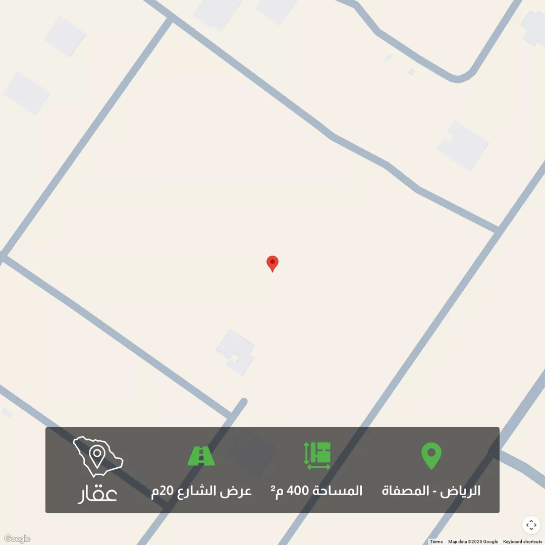 أرض للبيع في حي المصفاة, مدينة الرياض, منطقة الرياض 1 صورة