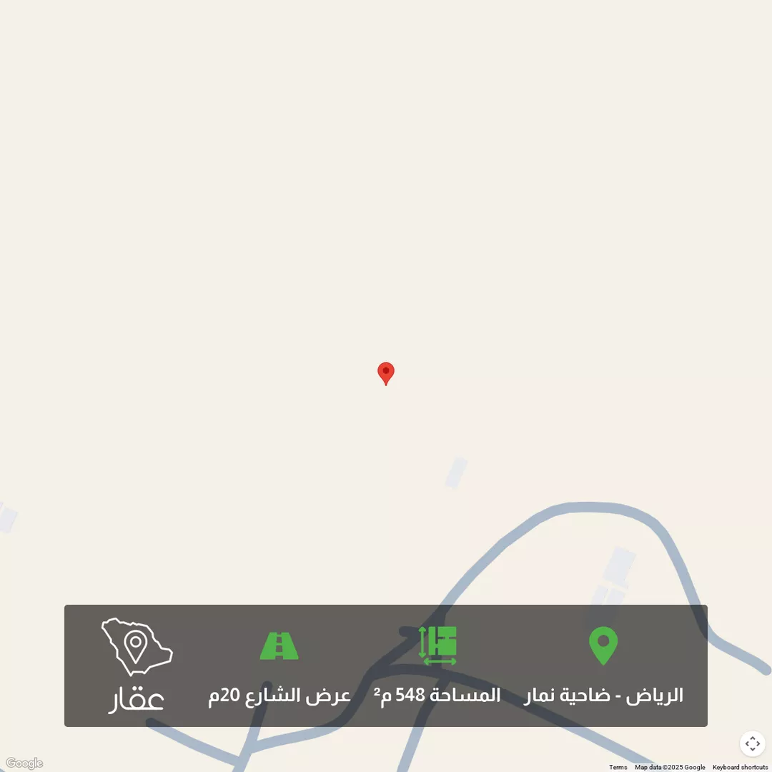 أرض للبيع في حي ضاحية نمار, مدينة الرياض, منطقة الرياض 1 صورة