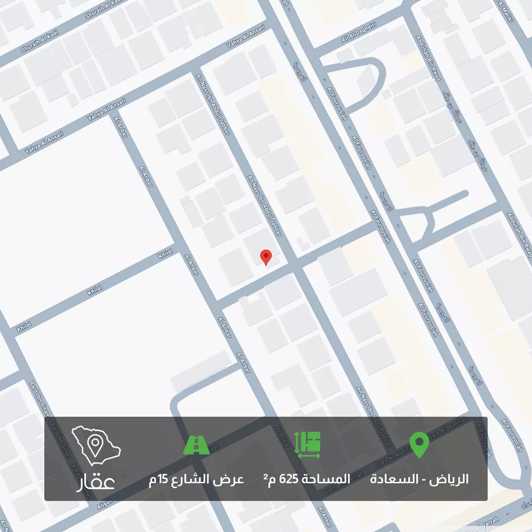 أرض للبيع في شارع ممر52 ، حي السعادة ، الرياض ، منطقة الرياض 1 صورة