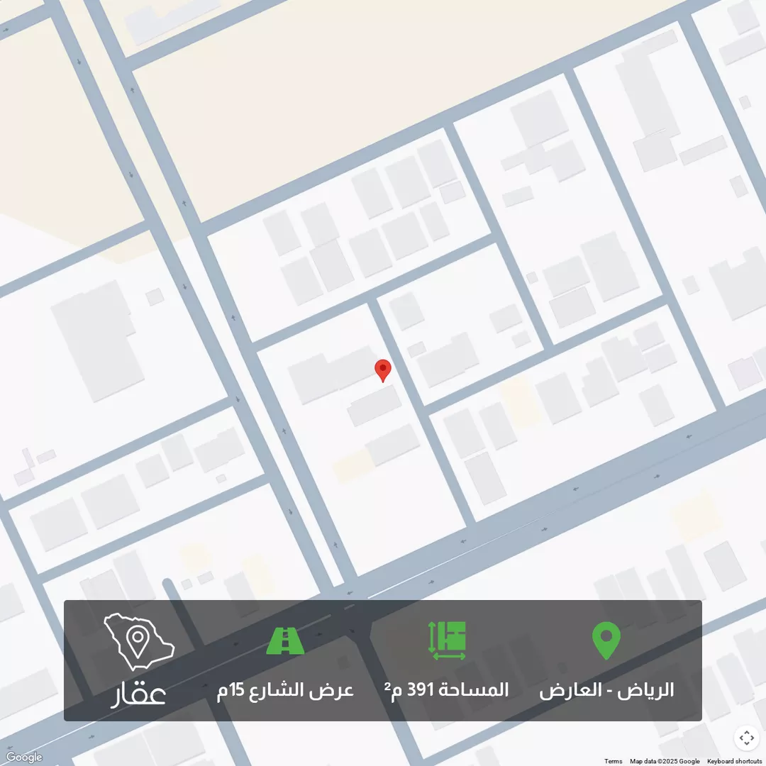 أرض للبيع في شارع ظافر بن حسن الازدي, حي العارض, مدينة الرياض, منطقة الرياض 1 صورة