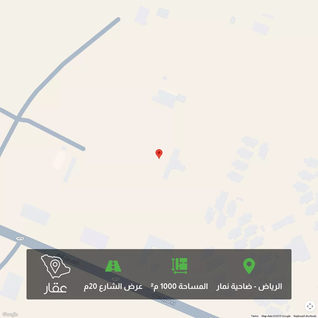 أرض للبيع في حي ضاحية نمار, مدينة الرياض, منطقة الرياض 1 صورة