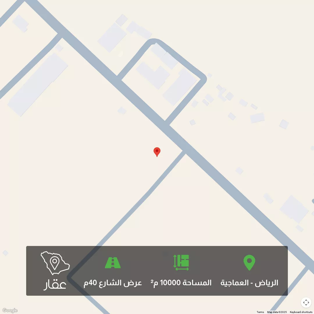 أرض للبيع في شارع الخرج القديم, مدينة الرياض, منطقة الرياض 1 صورة