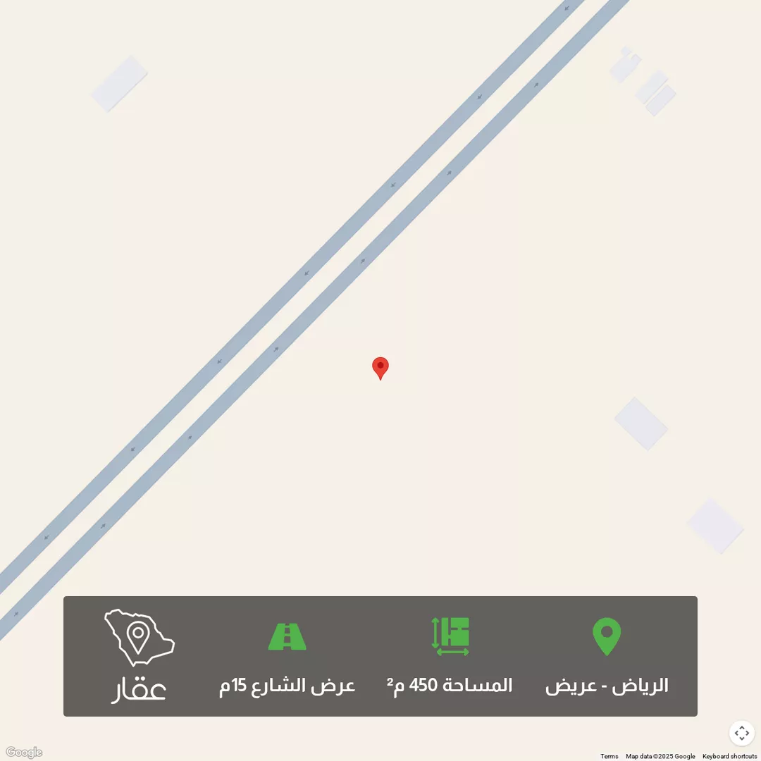 أرض للبيع في حي عريض, مدينة الرياض, منطقة الرياض 1 صورة