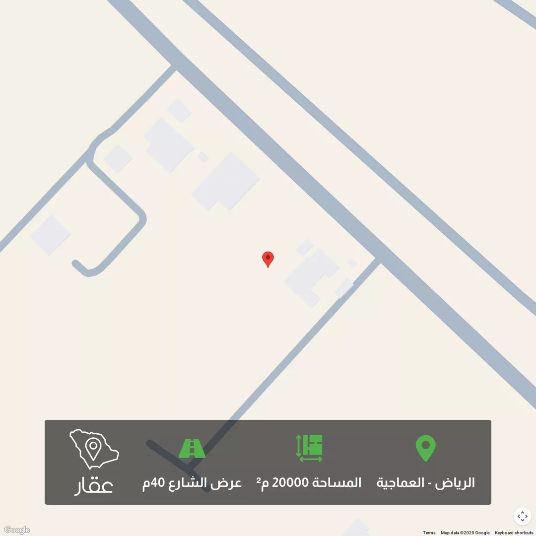 أرض للبيع في شارع الخرج القديم, مدينة الرياض, منطقة الرياض 1 صورة