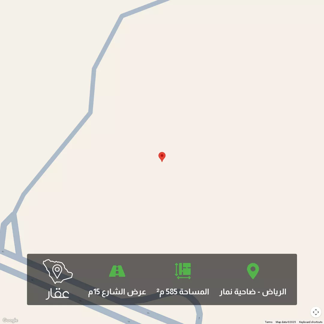 أرض للبيع في حي ضاحية نمار, مدينة الرياض, منطقة الرياض 1 صورة