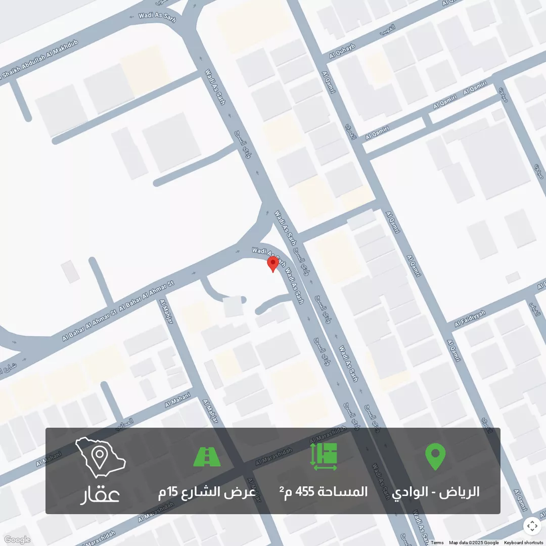 أرض للبيع في حي الوادي, مدينة الرياض, منطقة الرياض 1 صورة