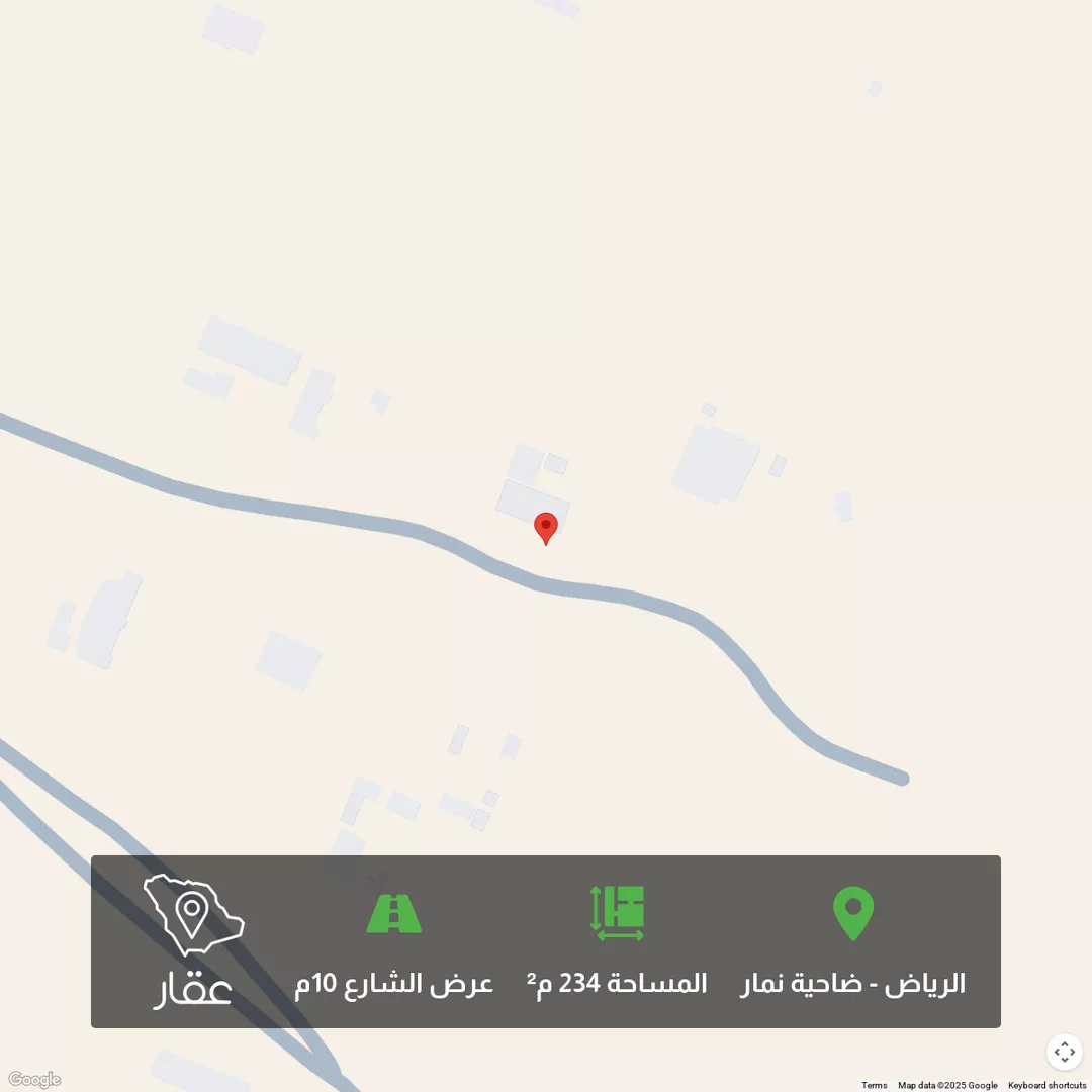 أرض للبيع في شارع 266650, حي ضاحية نمار, مدينة الرياض, منطقة الرياض 1 صورة