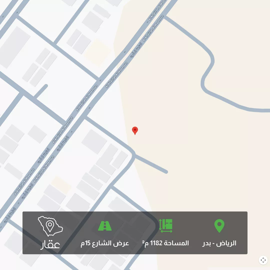 أرض للبيع في شارع محمد هلال سنبل, حي بدر, مدينة الرياض, منطقة الرياض 1 صورة