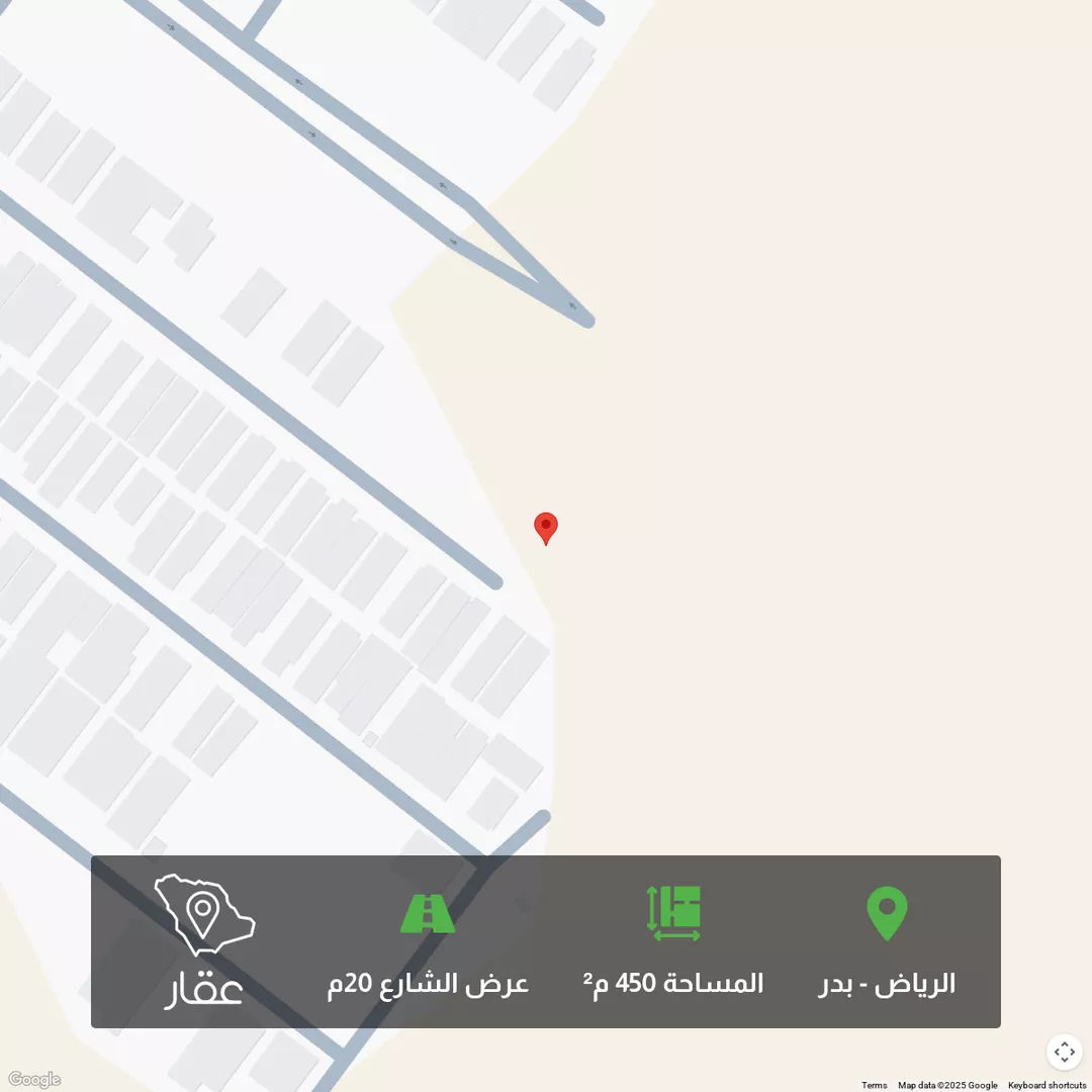 أرض للبيع في شارع عبدالرحمن بن عثمان جمال, حي بدر, مدينة الرياض, منطقة الرياض 1 صورة