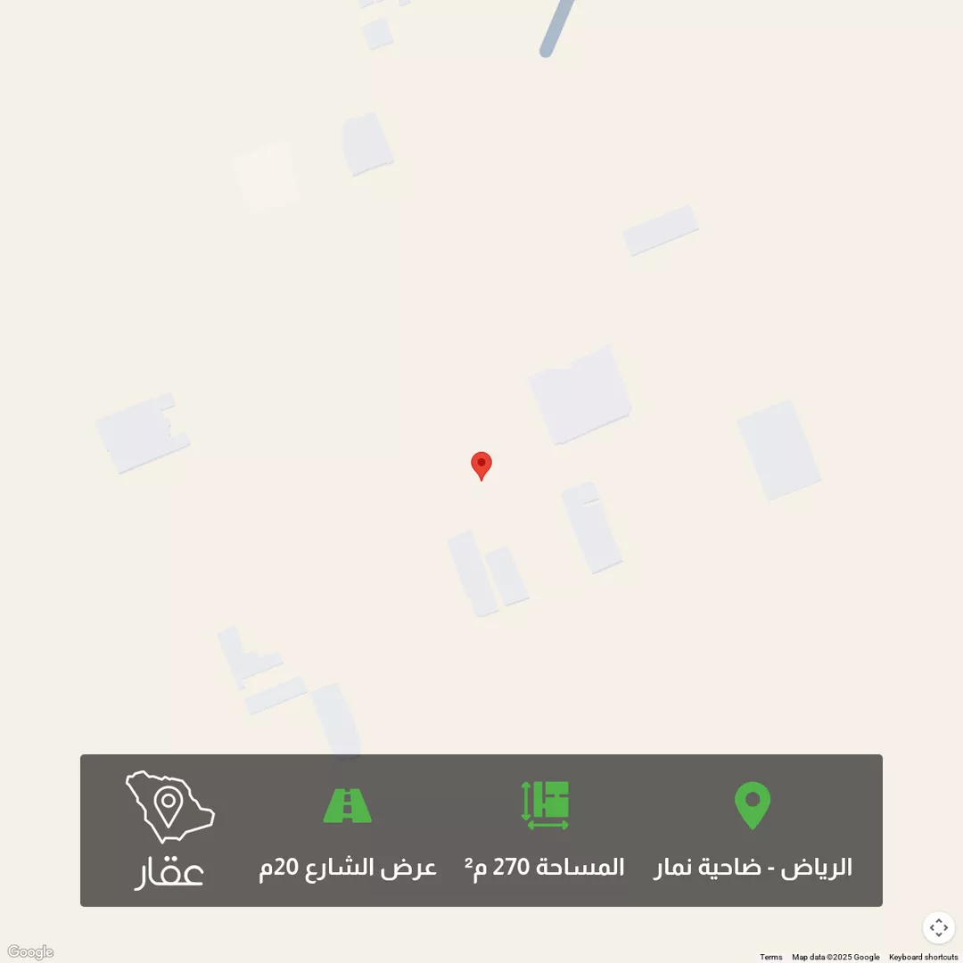 أرض للبيع في حي ضاحية نمار, مدينة الرياض, منطقة الرياض 1 صورة