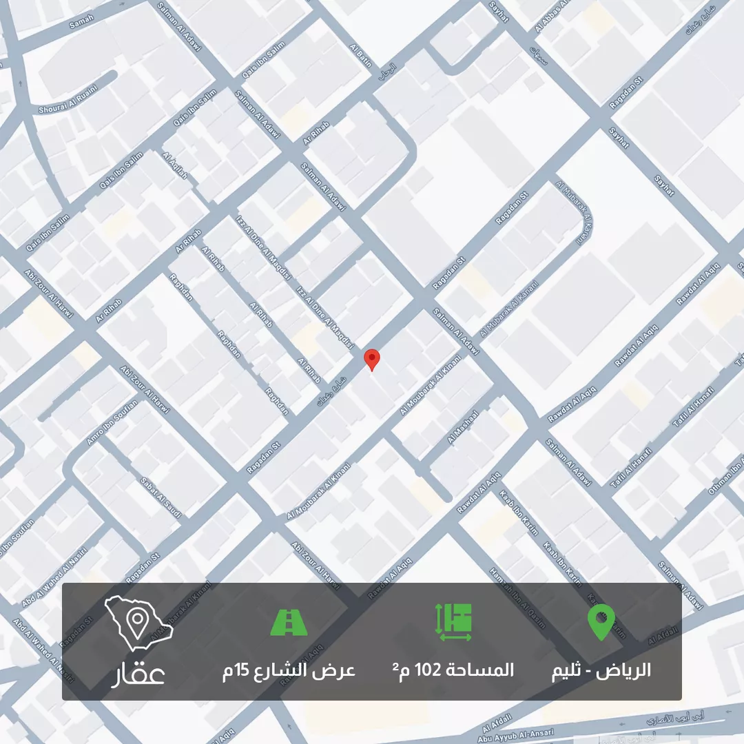 أرض للبيع في حي ثليم, مدينة الرياض, منطقة الرياض 1 صورة