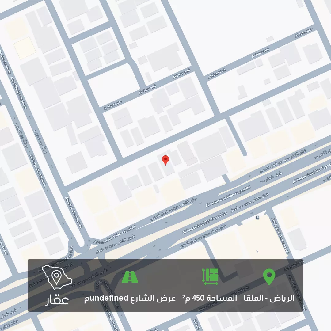 أرض للبيع في شارع الحديدة, حي الملقا, مدينة الرياض, منطقة الرياض 1 صورة