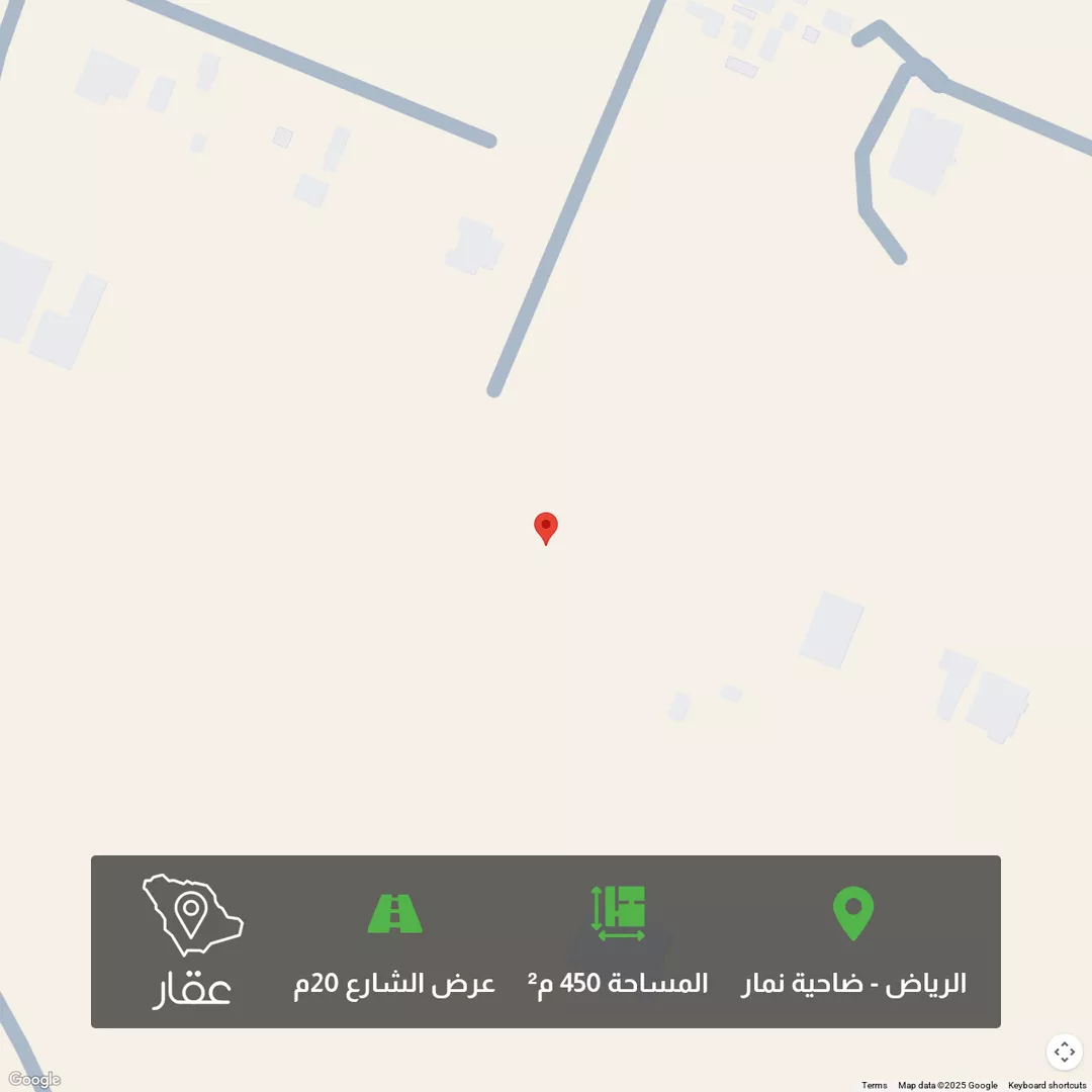 أرض للبيع في حي ضاحية نمار, مدينة الرياض, منطقة الرياض 1 صورة