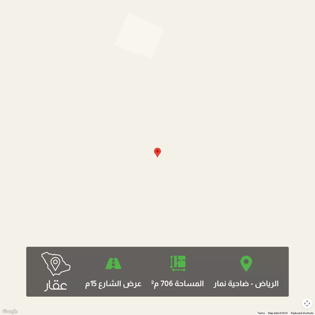 أرض للبيع في حي ضاحية نمار, مدينة الرياض, منطقة الرياض 1 صورة