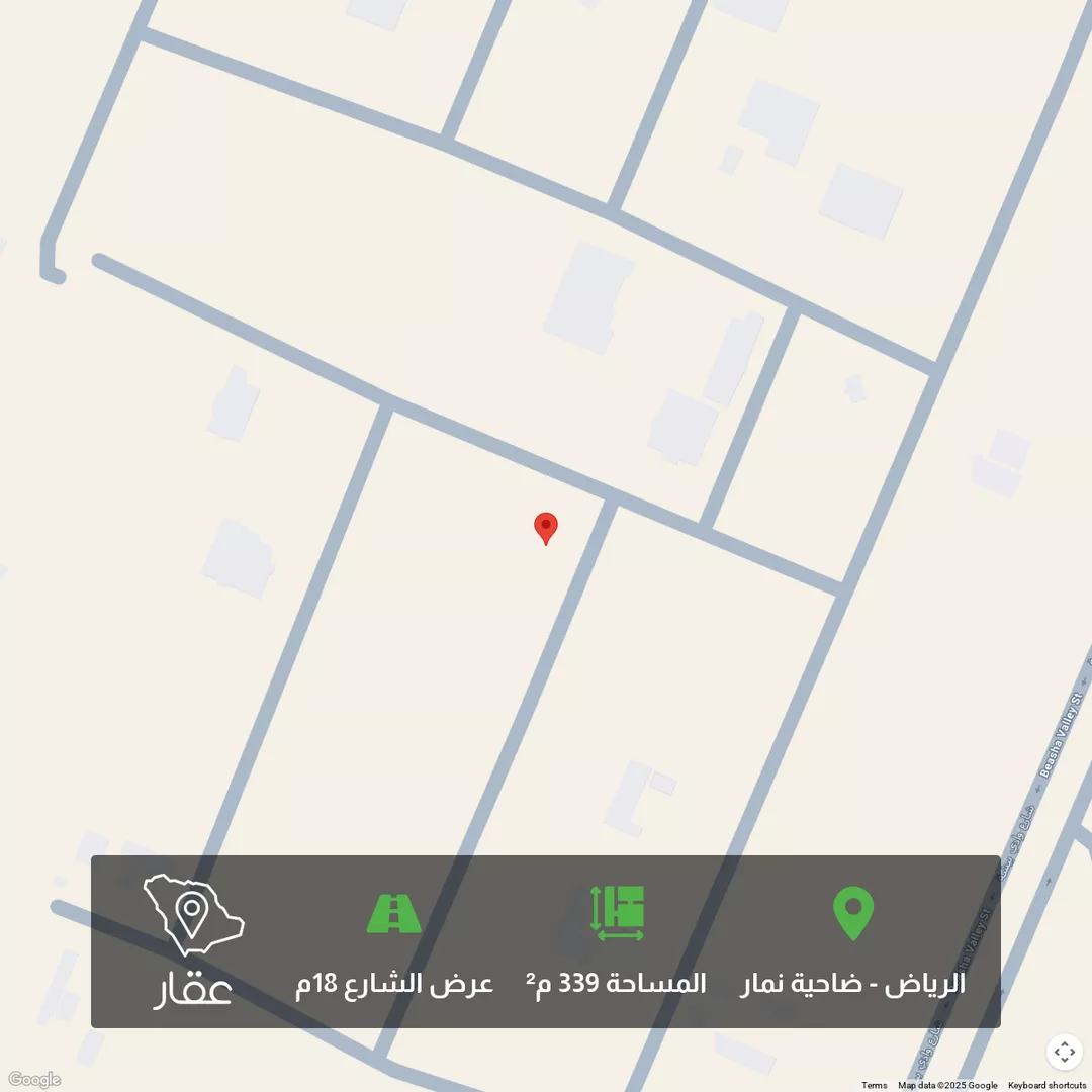 أرض للبيع في شارع شارع ال سليمة, حي ضاحية نمار, مدينة الرياض, منطقة الرياض 1 صورة