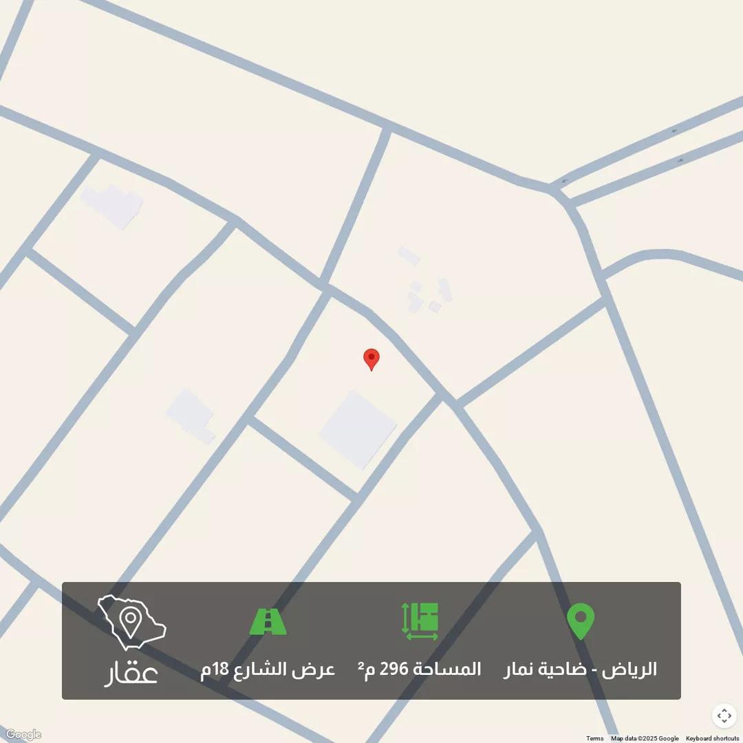 أرض للبيع في حي ضاحية نمار, مدينة الرياض, منطقة الرياض 1 صورة