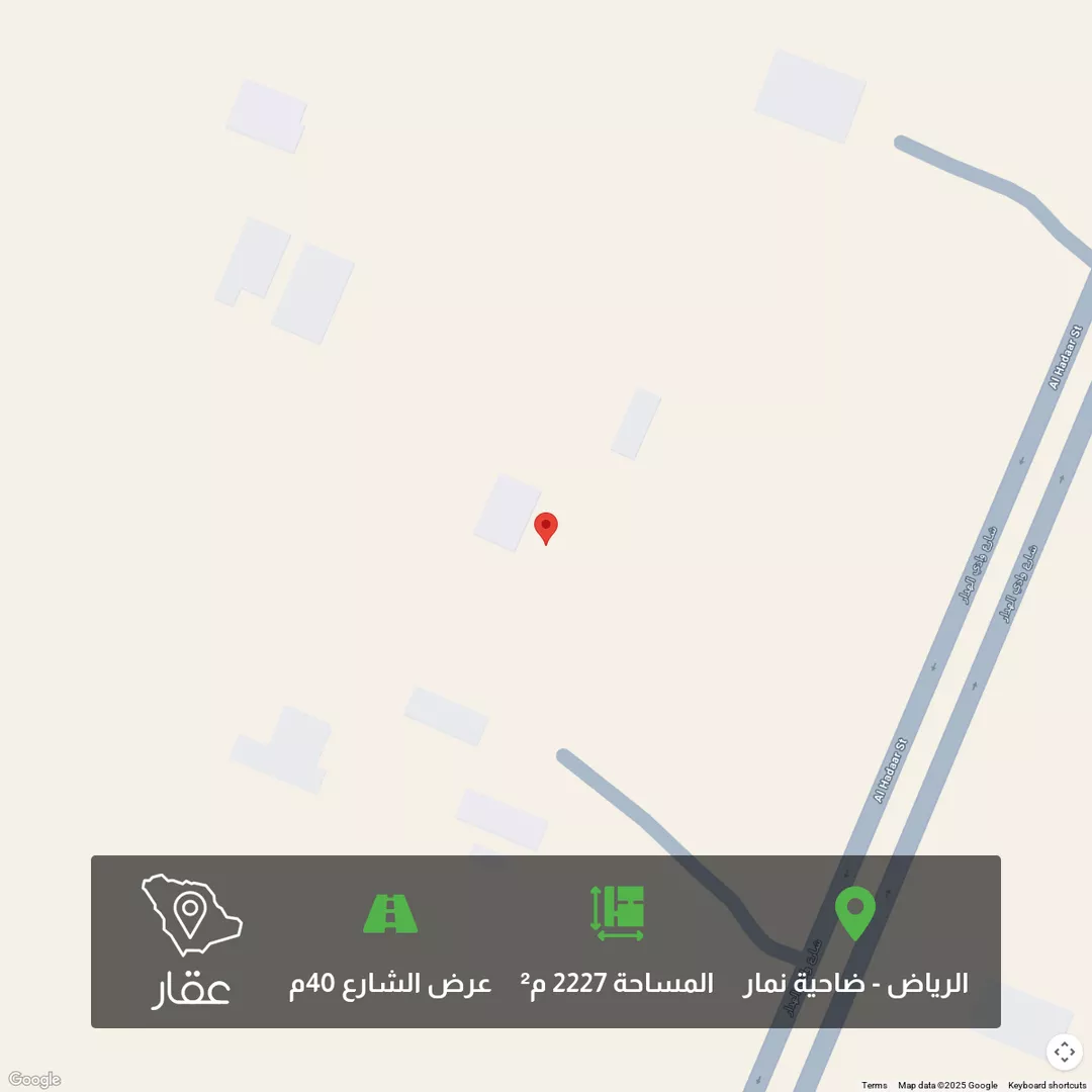 أرض للبيع في حي ضاحية نمار, مدينة الرياض, منطقة الرياض 1 صورة