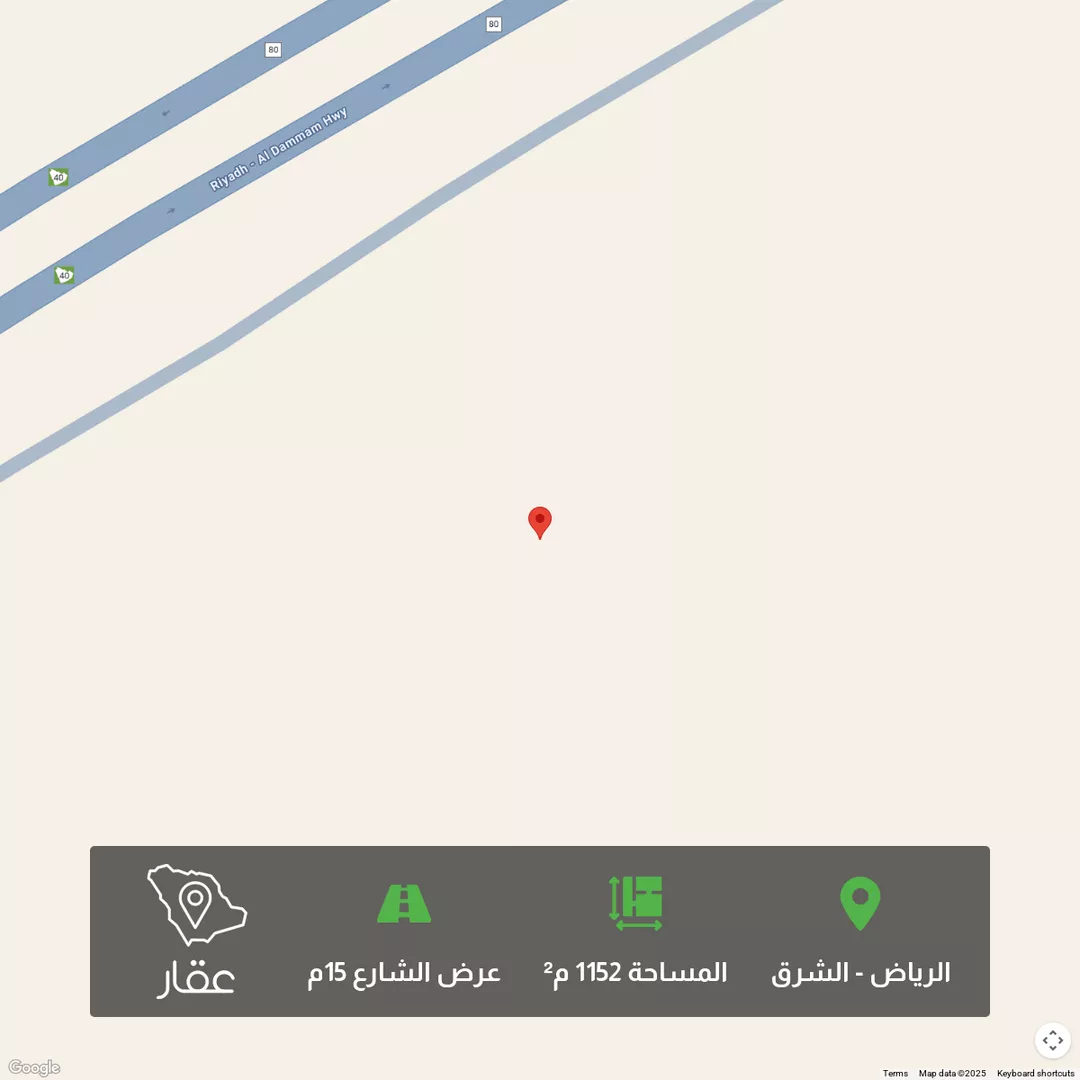 أرض للبيع في شارع الدمام, حي النخبة, الرياض 1 صورة