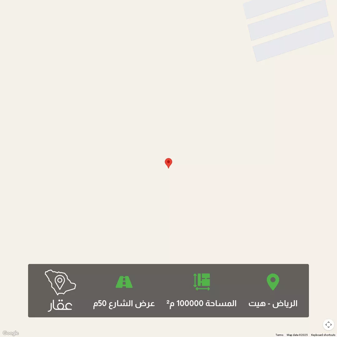 أرض للبيع في حي منطقة مفتوحة تابعة لبلدية السلي, مدينة مزرعة البكر ودواجن الأخوين, منطقة الرياض 1 صورة