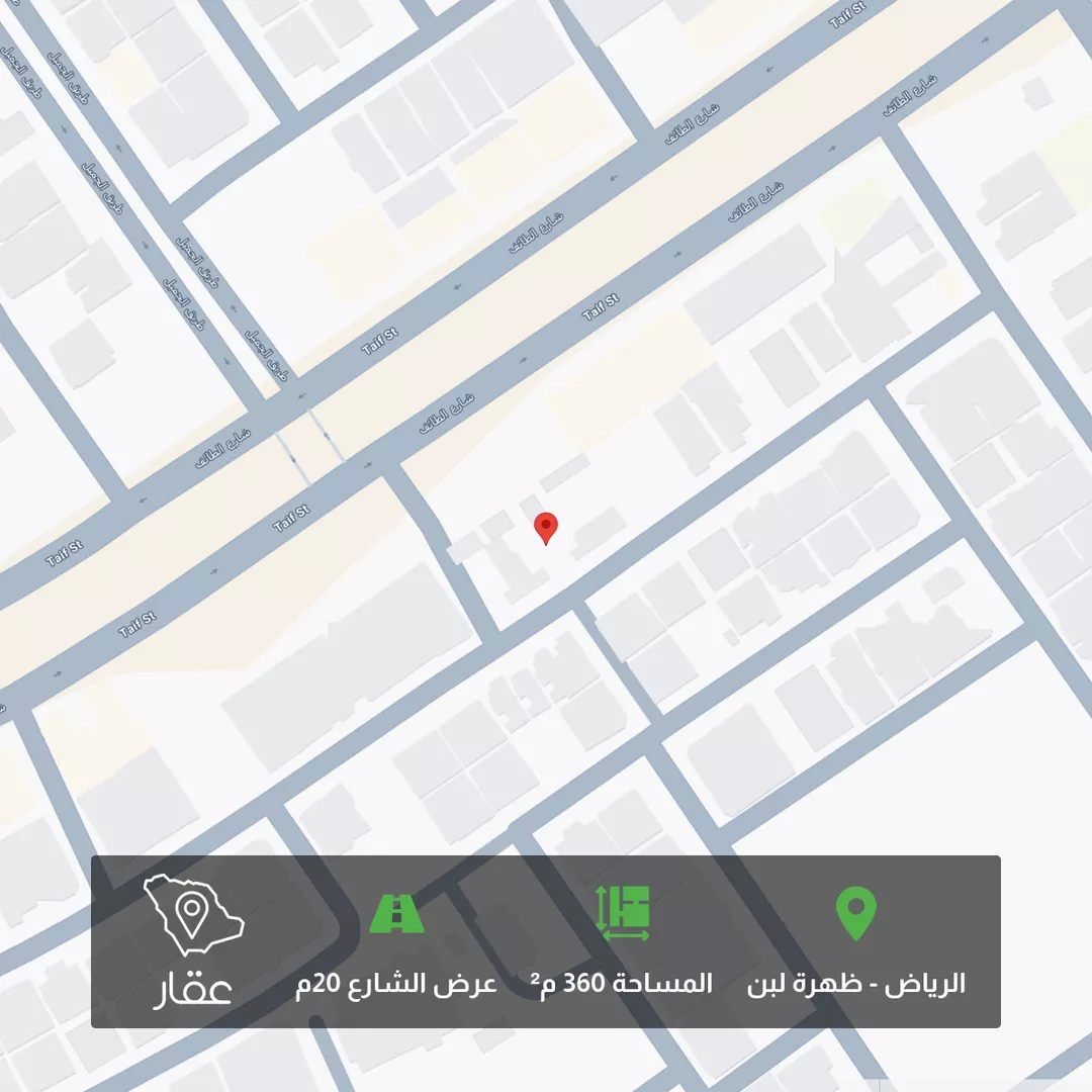 أرض للبيع في شارع رقم 174, حي ظهرة لبن, مدينة الرياض, منطقة الرياض 1 صورة