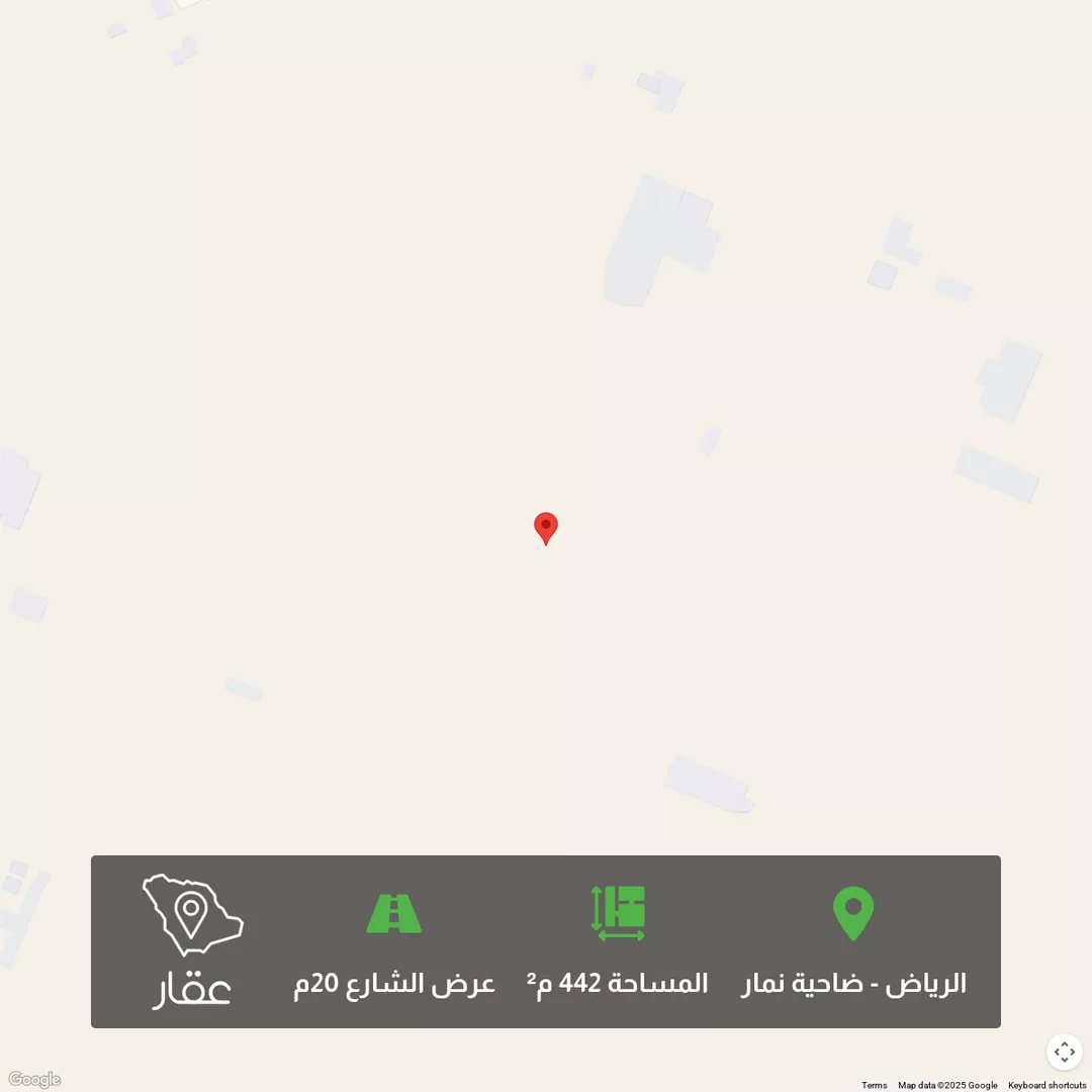 أرض للبيع في حي ضاحية نمار, مدينة الرياض, منطقة الرياض 1 صورة