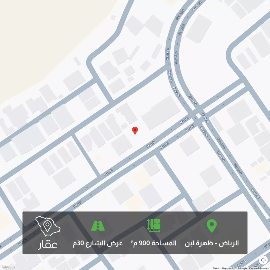 أرض للبيع في شارع مصافي, حي ظهرة لبن, مدينة الرياض, منطقة الرياض 1 صورة