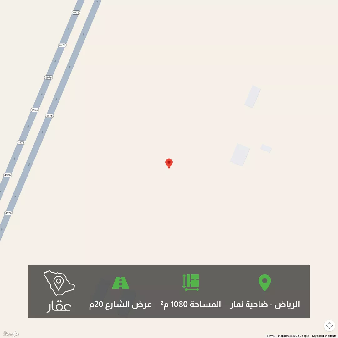 أرض للبيع في شارع جبل اللوز , حي ضاحية نمار, مدينة الرياض, منطقة الرياض 1 صورة