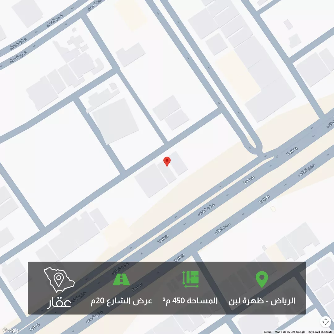 أرض للبيع في شارع شارع رقم 336, حي ظهرة لبن, مدينة الرياض, منطقة الرياض 1 صورة