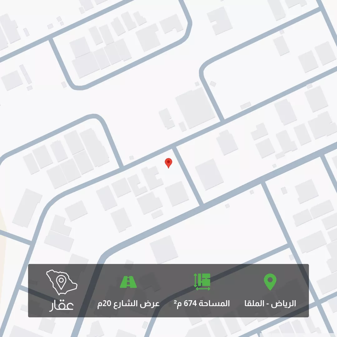 أرض للبيع في شارع رقم 153, حي الملقا, مدينة الرياض, منطقة الرياض 1 صورة