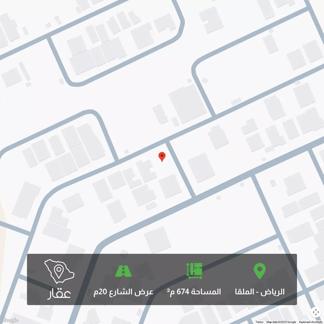 أرض للبيع في شارع رقم 153, حي الملقا, مدينة الرياض, منطقة الرياض 1 صورة