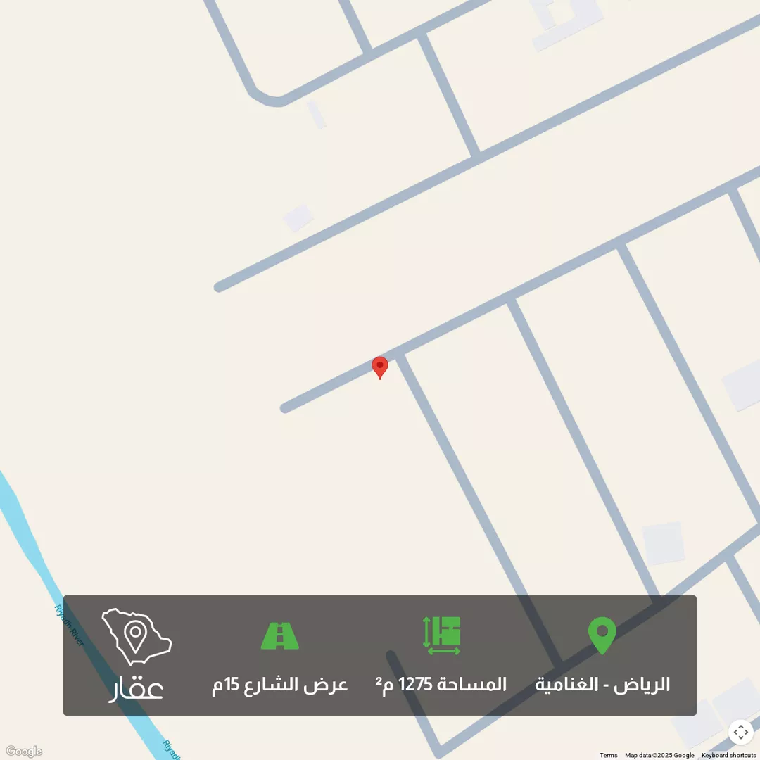 أرض للبيع في شارع محمد بن يوسف, حي الغنامية, مدينة الرياض, منطقة الرياض 1 صورة