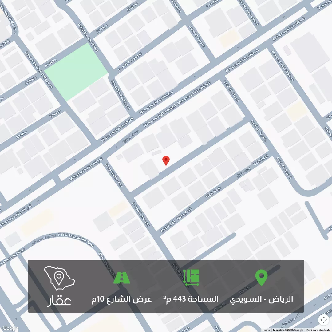 أرض للبيع في شارع عمرو الفهمي, حي السويدي, مدينة الرياض, منطقة الرياض 1 صورة