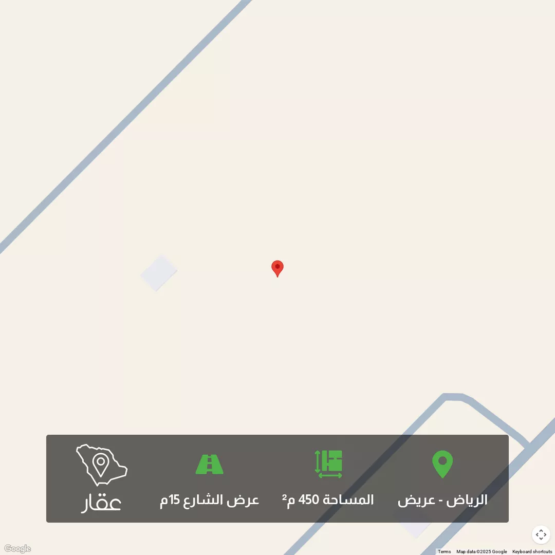 أرض للبيع في حي عريض, مدينة الرياض, منطقة الرياض 1 صورة