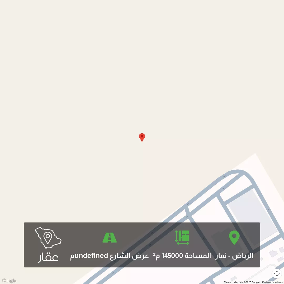 أرض للبيع في طريق ديراب الفرعي, حي نمار, الرياض 1 صورة