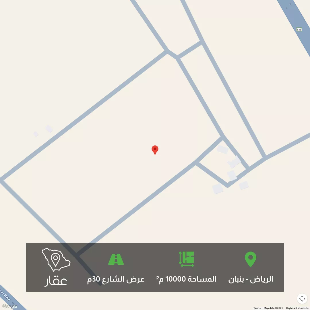 أرض للبيع في طريق الملك فهد ، ملهم ، حريملاء 1 صورة