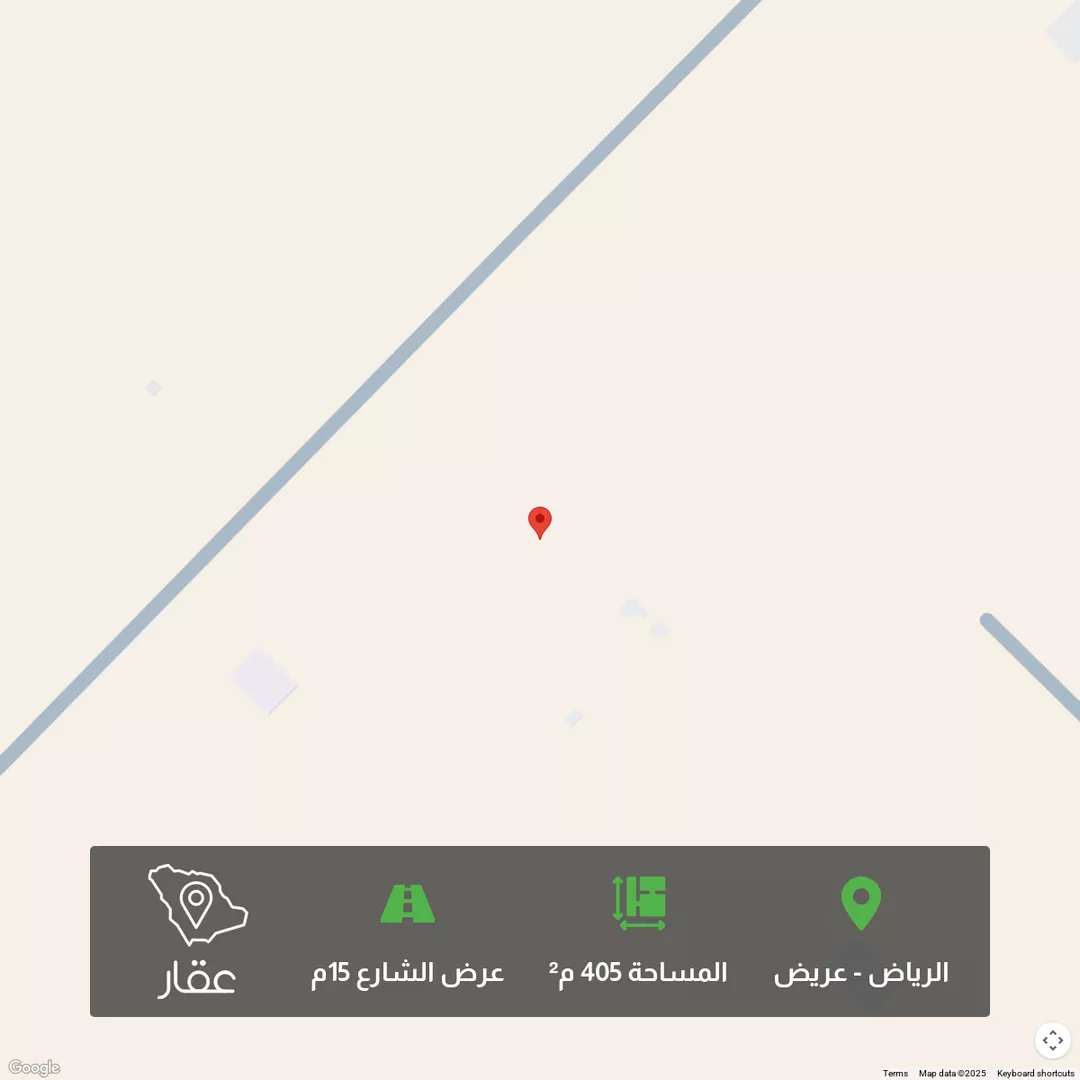 أرض للبيع في حي عريض, مدينة الرياض, منطقة الرياض 1 صورة