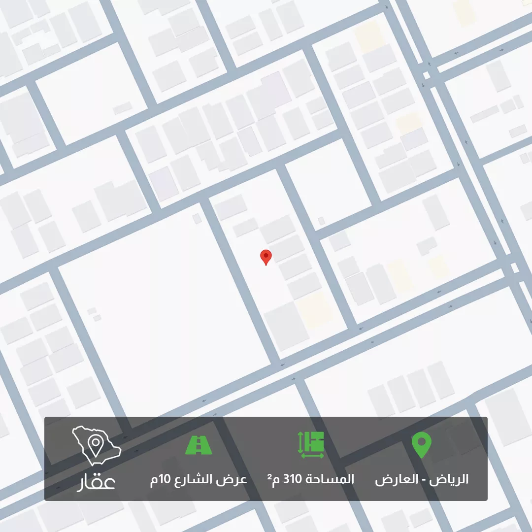 أرض للبيع في شارع ممر107, حي العارض, مدينة الرياض, منطقة الرياض 1 صورة